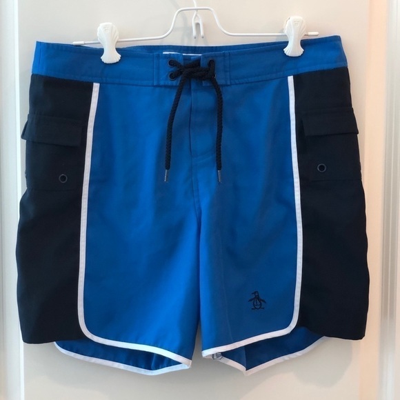 Original Penguin Swim Shorts Size 30 - Picture 1 of 16